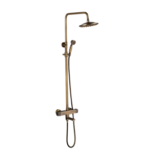 Thermostatische bronzen opbouw douche