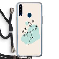 Love your petals: Samsung Galaxy A20s Transparant Hoesje met koord