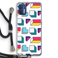 8-bit N°7: Motorola Moto G9 Plus Transparant Hoesje met koord