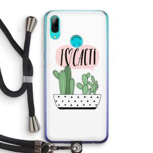 I love cacti: Huawei P Smart (2019) Transparant Hoesje met koord