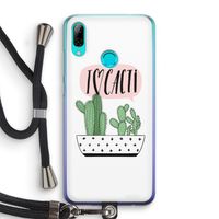 I love cacti: Huawei P Smart (2019) Transparant Hoesje met koord