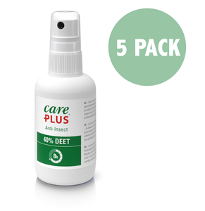 5x Care Plus Deet 40% spray 100 ml - Voordeelverpakking