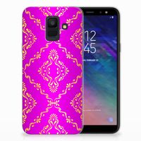 Siliconen Hoesje Samsung Galaxy A6 (2018) Barok Roze - thumbnail