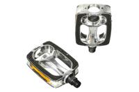 Eltin Pedalen Aluminium / Rubber - Zilver