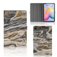 Samsung Galaxy Tab S6 Lite | S6 Lite (2022) Leuk Tablet hoesje Steen - thumbnail
