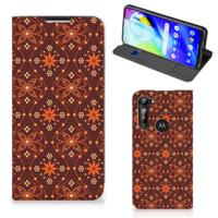 Motorola Moto G8 Power | Hoesje met Magneet | Batik Brown
