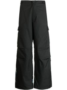 Maharishi pantalon court évasé à imprimé - Noir