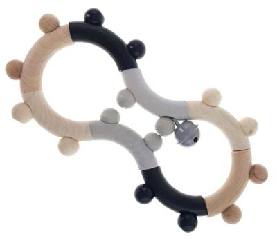 Hess Rammelaar achtvormig (naturel/zwart)