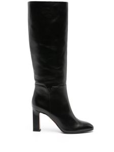 Aquazzura bottines Sellier 85 mm en cuir - Noir