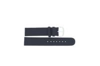Horlogeband Universeel 62185-50-20 Leder Blauw 20mm
