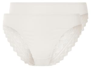 esmara 2 dames slips (Wit, S (36/38))