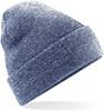 Beechfield CB45 Original Cuffed Beanie - Heather Navy - One Size