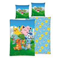 Pokemon Duvet Set Group A 135 x 200 cm / 80 x 80 cm - thumbnail