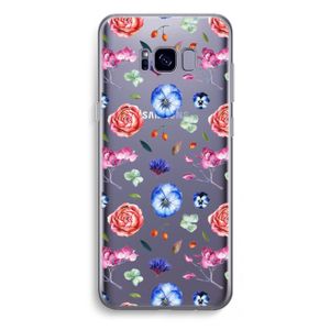 Bloemetjes: Samsung Galaxy S8 Plus Transparant Hoesje