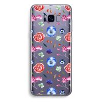 Bloemetjes: Samsung Galaxy S8 Plus Transparant Hoesje