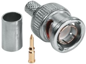 ABUS TVAC40600 kabel-connector BNC Zilver