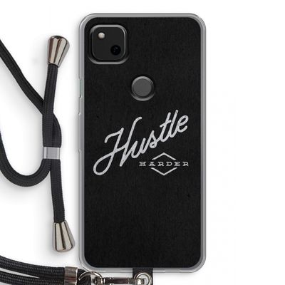 Hustle: Pixel 4a Transparant Hoesje met koord
