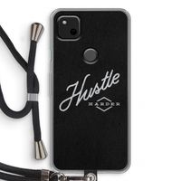 Hustle: Pixel 4a Transparant Hoesje met koord