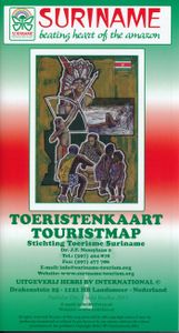 Wegenkaart - landkaart Suriname & Paramaribo | Hebri