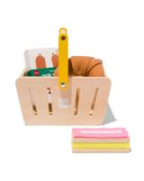 HEMA Boodschappenmand Hout 4-delig
