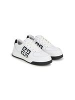 Givenchy Kids baskets en cuir à logo 4G - Blanc