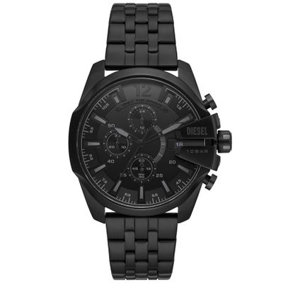 Diesel DZ4617 Horloge Baby Chief Chrono staal zwart 48 mm
