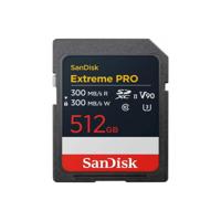 Sandisk Extreme Pro SD UHS-II Geheugenkaart 512GB 300mb/s