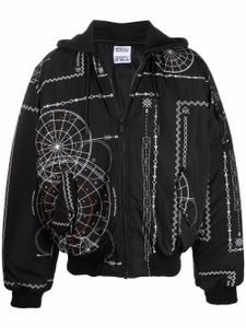 Marcelo Burlon County of Milan veste bomber à imprimé Astral - Noir