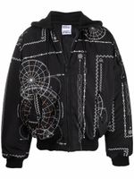 Marcelo Burlon County of Milan veste bomber à imprimé Astral - Noir - thumbnail