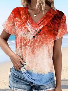 Casual Asymmetrical Collar Seawater Loose Shirt