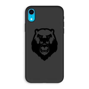 Angry Bear (black): iPhone XR Biologisch afbreekbaar hoesje