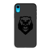 Angry Bear (black): iPhone XR Biologisch afbreekbaar hoesje