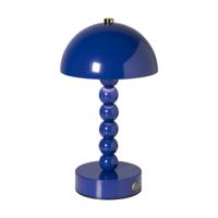 Tafellamp touch bollen - blauw - ø15x26 cm