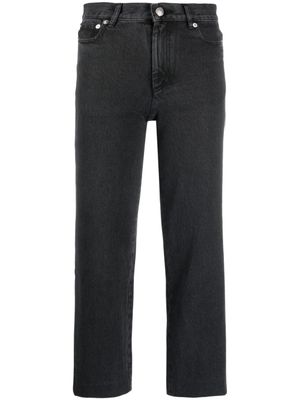 A.P.C. jean à coupe courte - Noir