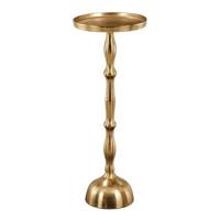 Mica Decorations Duco Bijzettafel - H66 x Ø25 cm - FSC 100% - Goud
