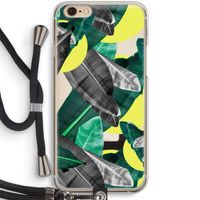 Fantasie jungle: iPhone 6 / 6S Transparant Hoesje met koord