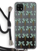 Paradise: Samsung Galaxy A22 5G Transparant Hoesje met koord