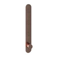 Hotbath Cobber afbouwdeel inbouwthermostaat met 3 pushbuttons verticale plaatsing geborsteld koper PVD PB050EXTBCP