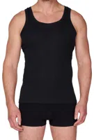 HL-tricot heren onderhemd zwart - 100% Katoen - thumbnail
