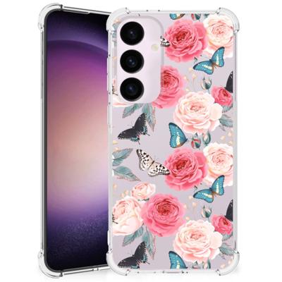 Samsung Galaxy S24 Plus Case Butterfly Roses Samsung Galaxy S24 Plus Case Butterfly Roses