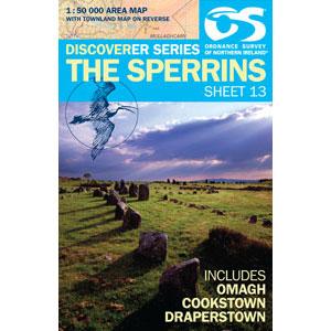 Wandelkaart 13 Discoverer The Sperrins | Ordnance Survey Northern Ireland