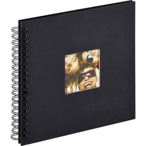 walther+ design SA-108-B Ringbandalbum (b x h) 26 cm x 25 cm Zwart 40 bladzijden