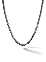 David Yurman collier chaîne en argent sterling - Noir - thumbnail