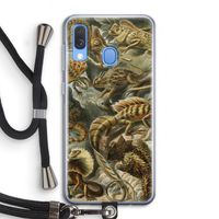 Haeckel Lacertilia: Samsung Galaxy A40 Transparant Hoesje met koord