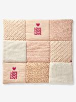 Vloermat patchwork / parkbodem LOVELY LEO roze, bedrukt