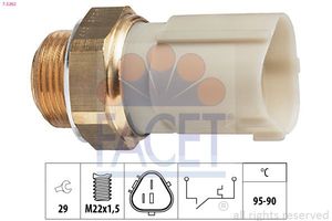 Temperatuurschakelaar, radiateurventilator 75262