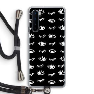 Eye pattern #3: OnePlus Nord Transparant Hoesje met koord