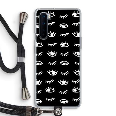 Eye pattern #3: OnePlus Nord Transparant Hoesje met koord