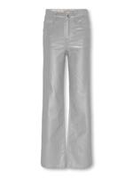 Kids ONLY winter broek meisjes - grijs - KogJuicy - wide leg fit