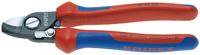 Knipex kabelschaar met openingsveer met meer-componentengrepen 165 mm - 9522165
